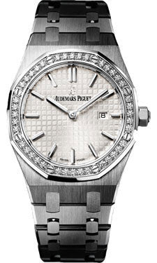 Audemars Piguet,Audemars Piguet - Royal Oak Lady Quartz 33mm - Stainless Steel - Watch Brands Direct