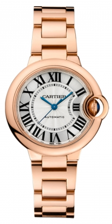 Cartier,Cartier - Ballon Bleu 33mm - Pink Gold - Watch Brands Direct