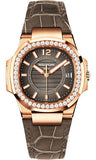 Patek Philippe,Patek Philippe - Nautilus Ladies Rose Gold - Diamond Bezel - Watch Brands Direct