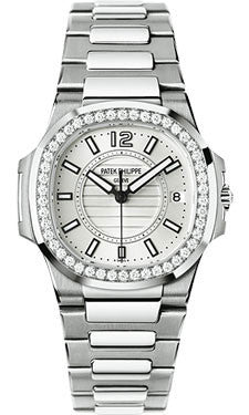 Patek Philippe,Patek Philippe - Nautilus Ladies - White Gold - Watch Brands Direct