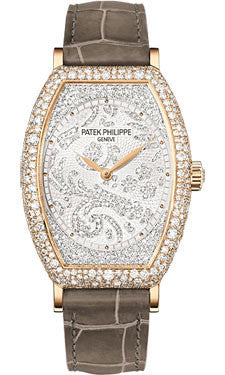 Patek Philippe,Patek Philippe - Gondolo Ladies - Rose Gold - 29.6 mm×38.9 mm - Watch Brands Direct