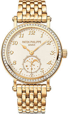 Patek Philippe,Patek Philippe - Complications Ladies Moon Phase - Yellow Gold - Watch Brands Direct