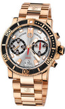 Ulysse Nardin,Ulysse Nardin - Marine Diver Chronograph 42.7mm - Rose Gold - Watch Brands Direct