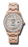 Rolex - Datejust Pearlmaster 34 Everose Gold - Watch Brands Direct
 - 12