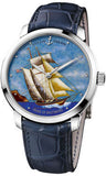 Ulysse Nardin,Ulysse Nardin - Classico Enamel - White Gold - Watch Brands Direct