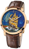 Ulysse Nardin,Ulysse Nardin - Classico Enamel - Rose Gold - Watch Brands Direct