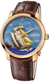 Ulysse Nardin,Ulysse Nardin - Classico Enamel - Rose Gold - Watch Brands Direct