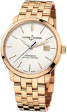 Ulysse Nardin,Ulysse Nardin - Classico Automatic - Rose Gold - Bracelet - Watch Brands Direct