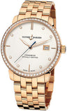 Ulysse Nardin,Ulysse Nardin - Classico Automatic - Rose Gold - Bracelet - Watch Brands Direct