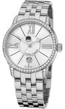 Ulysse Nardin,Ulysse Nardin - Classico Luna - Stainless Steel - Diamond Bezel - Watch Brands Direct