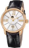 Ulysse Nardin,Ulysse Nardin - Classico Luna - Rose Gold - Diamond Bezel - Watch Brands Direct