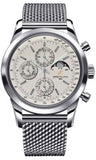 Breitling,Breitling - Transocean Chronograph 1461 Stainless Steel - Bracelet - Watch Brands Direct