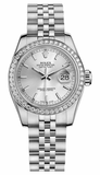 Rolex,Rolex - Datejust Lady - Steel 46 Diamond Bezel - Watch Brands Direct