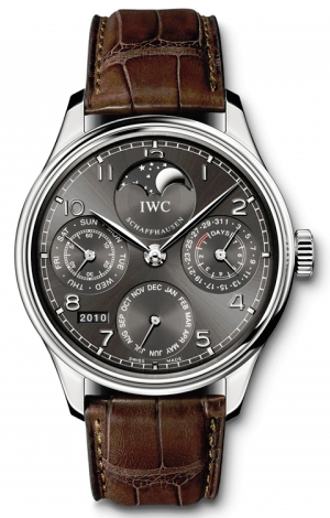 IWC,IWC - Portuguese Perpetual Calendar - White Gold - Watch Brands Direct