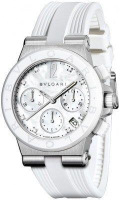 Bulgari,Bulgari - Diagono Chronograph 37mm - Stainless Steel - Watch Brands Direct