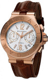 Bulgari,Bulgari - Diagono Chronograph 40mm - Rose Gold - Watch Brands Direct