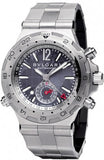 Bulgari,Bulgari - Diagono Professional GMT 42mm - Stainless Steel - Watch Brands Direct