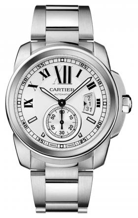 Cartier,Cartier - Calibre de Cartier Automatic Steel - Watch Brands Direct