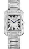 Cartier,Cartier - Tank Anglaise White Gold With Diamonds - Watch Brands Direct