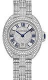 Cartier,Cartier - Cle de Cartier 31mm - White Gold and Diamonds - Watch Brands Direct