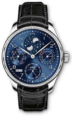 IWC - Portugieser Perpetual Calendar - Perpetual Double Moonphase - Watch Brands Direct
