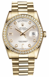 Rolex - Day-Date President Yellow Gold - 52 Diamond Bezel - President - Watch Brands Direct
 - 7