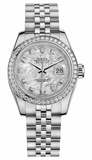 Rolex,Rolex - Datejust Lady - Steel 46 Diamond Bezel - Watch Brands Direct