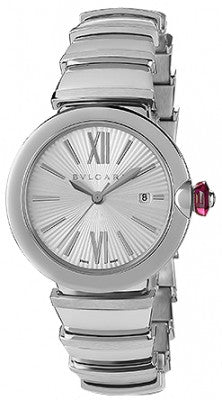Bulgari,Bulgari - Lucea Automatic 33mm - Stainless Steel - Watch Brands Direct