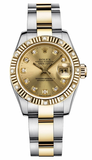 Rolex - Datejust Lady 26 - Steel and Yellow Gold - 12 Diamond Bezel - Watch Brands Direct
 - 6