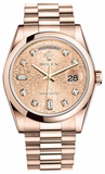 Rolex - Day-Date President Pink Gold - Domed Bezel - Watch Brands Direct
 - 9