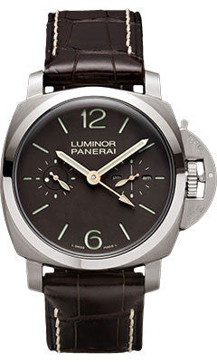 Panerai,Panerai - Luminor 1950 Titanium Tourbillon GMT - Watch Brands Direct