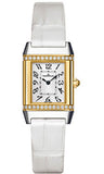 Jaeger-LeCoultre,Jaeger-LeCoultre - Reverso Joaillerie - Lady - Stainless Steel And Yellow Gold - Watch Brands Direct