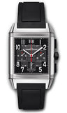 Jaeger-LeCoultre,Jaeger-LeCoultre - Reverso Squadra - Chronograph GMT - Black - Watch Brands Direct