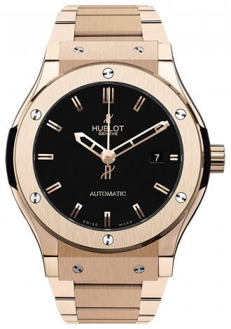 Hublot Classic Fusion 42mm King Gold Watch Brands Direct