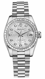 Rolex,Rolex - Datejust Lady 26 - Platinum President - Watch Brands Direct