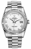 Rolex - Day-Date President White Gold - Fluted Bezel - Watch Brands Direct
 - 15