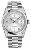 Rolex - Day-Date President Platinum - Domed Bezel - Diamond Lugs- President - Watch Brands Direct
 - 1