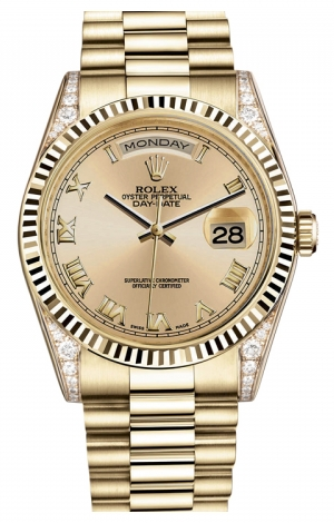 Rolex presidential roman numerals hot sale