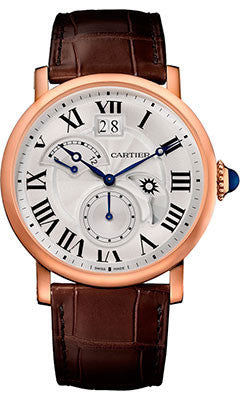 Cartier,Cartier - Rotonde de Cartier Large Date Retrograde Second Time Zone - Watch Brands Direct