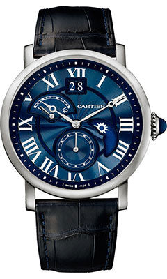 Cartier,Cartier - Rotonde de Cartier Second Time Zone Day Night - Watch Brands Direct