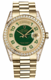 Rolex - Day-Date President Yellow Gold - 52 Diamond Bezel - President - Watch Brands Direct
 - 2