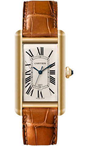 Cartier,Cartier - Tank Americaine Large - Yellow Gold - Watch Brands Direct
