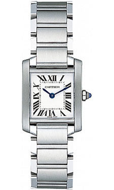 Cartier,Cartier - Tank Francaise Small - Stainless Steel - Watch Brands Direct