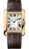 Cartier,Cartier - Tank Anglaise Pink Gold - Alligator Strap - Watch Brands Direct