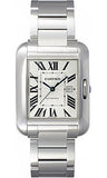 Cartier,Cartier - Tank Anglaise Stainless Steel - Watch Brands Direct