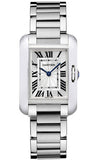 Cartier,Cartier - Tank Anglaise Stainless Steel - Watch Brands Direct