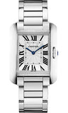 Cartier,Cartier - Tank Anglaise Stainless Steel - Watch Brands Direct