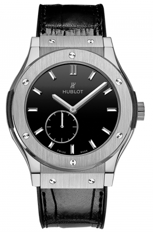 Hublot,Hublot - Classic Fusion Ultra-Thin Titanium - Watch Brands Direct