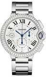 Cartier,Cartier - Ballon Bleu 46mm - White Gold - Watch Brands Direct