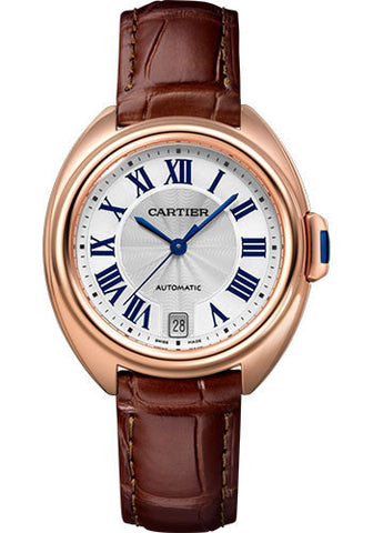 Cartier,Cartier - Cle de Cartier 35mm - Pink Gold - Watch Brands Direct